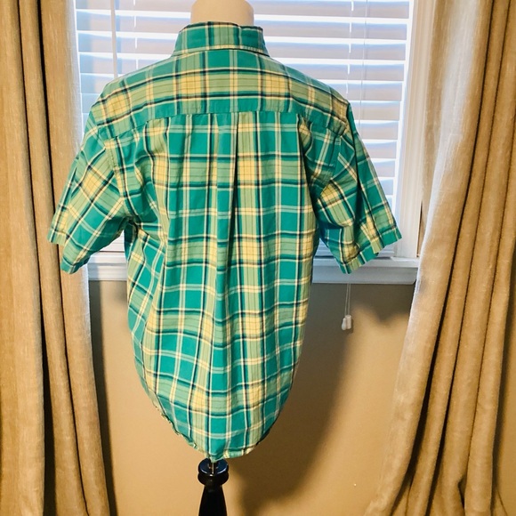 Carhartt Green and Yellow Casual Button Down Shirt - Picture 4 of 6